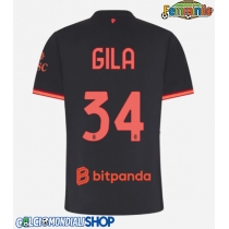 Maglie da calcio AC Milan Mario Gila #34 Terza Maglia Femminile 2026-27 Manica Corta